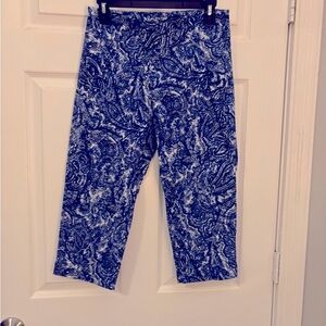 Zac & Rachel Blue Paisley Capris